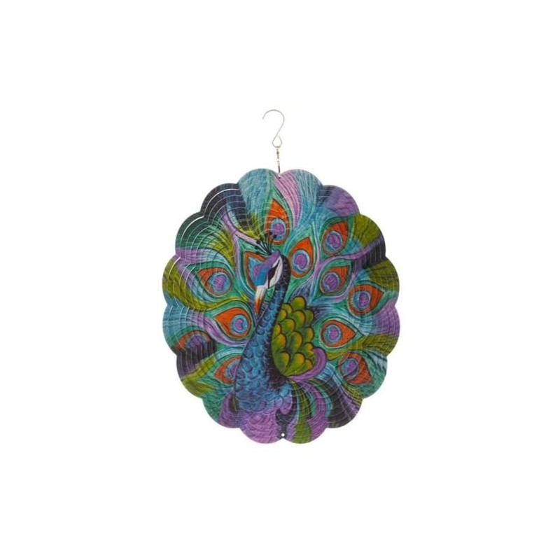 12" Peacock Spinner