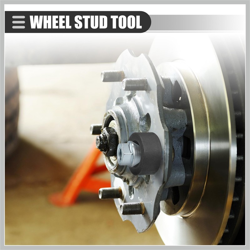 RATCHROLL Universal Wheel Stud Installer Tool, Tire Stud Tool, M12x1.25
