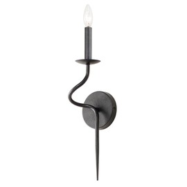 Maxim Lighting 27701BO Padrona - 1 Light Candle Wall Sconce-19 Inches Tall and 4.75 Inches Wide