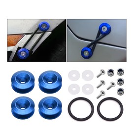 JNNJ Car Bumper Washer, Bumper Washer Bolt, Universal Car Bumpers, Quick Release for Mudguards, Bumpers, Luggage Compartments (Blue)
