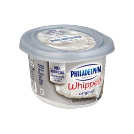 Kraft Philadelphia Whipped Plain Cream Cheese Spread, 8 Ounce -- 12 per case.