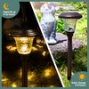 GIGALUMI 8 Pack Solar Pathway Lights, Solar Garden Lights Outdoor