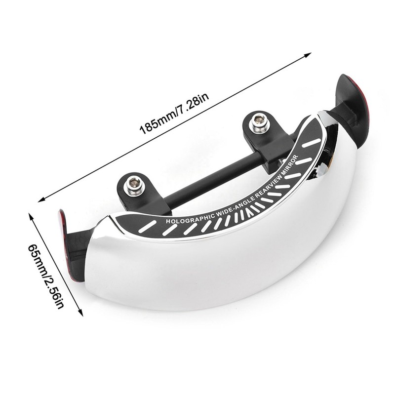 WQAPVHBG Motorcycle Rear View Mirrors, 180 Degree Wide Angle Motorcycle
