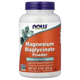 NOW Foods, Magnesium Bisglycinate Powder, 227g (8oz) / NOW Foods (나우푸드), 마그네슘 비스글리시네이트 분말, 227g(8oz)