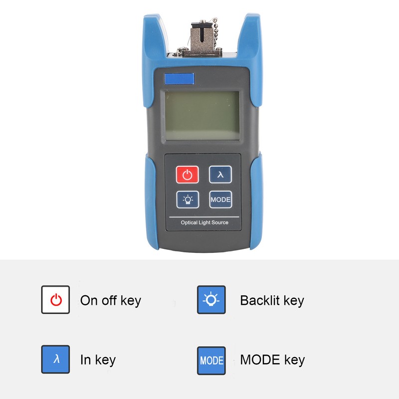 Fiber Optic Tester Single Mode 1310 1550nm Fixed SC Head