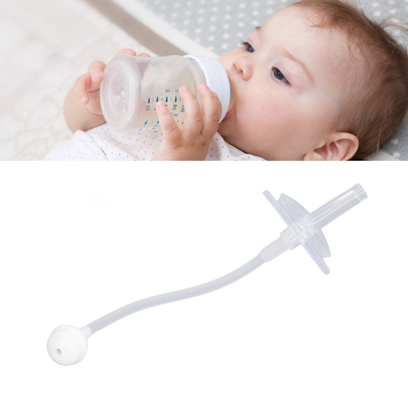 Baby Spout Nipple Straw Soft Leak Proof Feed Training Baby