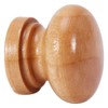 Pack of 10 Wooden Drawer Knobs, Round Kitchen Cabinet Pulls