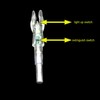 3PCS Archery Lighted Nocks Plastic Automatic with Switch 6.2mm Inner