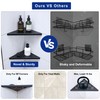 Xiarnotogi 10" Corner Shower Shelf, 2-Pack Shower Shelves SUS304 Stainless