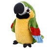 Electric Talking Parrot Plush Toy Soft Record Vocals Interactive Voice
