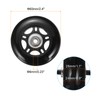 uxcell Set of 2 Luggage Wheels Replacement 60 x 24