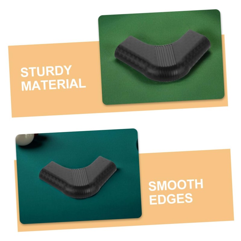 Parliky 4pcs Billiard Table Edge Bumpers Non-Slip Corner Guards for