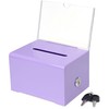 Donation Collection Ballot Box Ticket & Drawing Voting or Comment