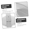 LABRIMP 5pcs Gas Stove Switch Knobs Replacement Stainless Steel Control