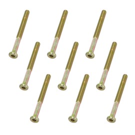 Aopin Flat Head Hex Socket Cap Screws, Hex Socket Head Cap Screws, Connector Screws for Furniture Crib Chairs, Carbon Steel, M8 x 80mm, 10Pcs