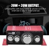 Mini 12V 2 Channel HiFi Stereo Bass Audio Power Amplifier