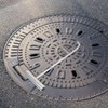 TOPPERFUN Manhole Cover Hook, 11.79in Stainless Steel Hay T-Hook Roller
