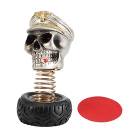 MUNEFE Skull Car Interior Decoration, Military Cap Skull Car Ornaments, Car Dashboard Decorations for Addin to Your Vehicle