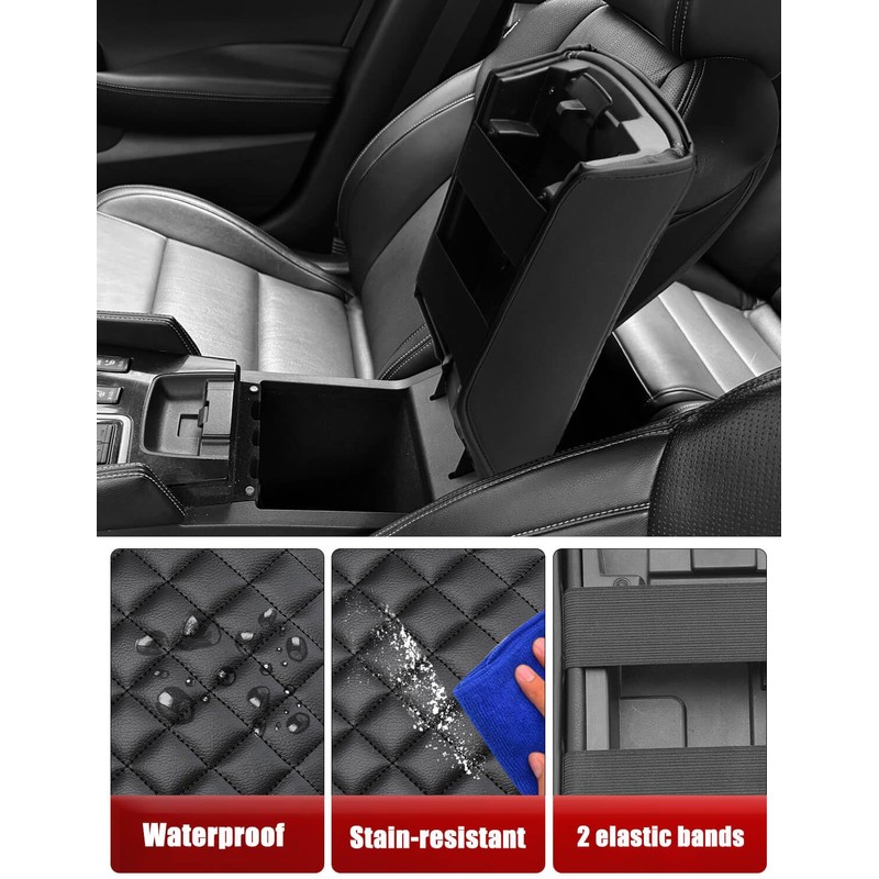 KBH Center Console Armrest Cover for 2016-2024 Nissan Maxima Accessories,