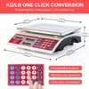 CAMRY Digital Price Computing Scale 66lb/30kg Commercial Produce Scale with