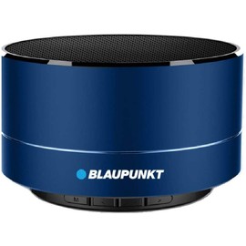 Blaupunkt - MP3100-182 Bluetooth Speaker LED Wireless Speaker and Speaker for All Smartphones - 5W - Metal - Blue
