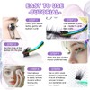 NAGARAKU DIY T50 Cluster Eyelash Extensions, Pack of 108, Wide