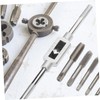 Operitacx 8-Piece Adjustable Tap and Die Set Handle Multi-Purpose Tapping