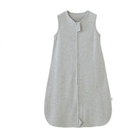 Supolian Vest Baby Blankets Summer Sleeping Bag 0-24 Months Wearable Blankets for Babies 2-Way Zip TOG 0.5 Toddler Sleeping Bags 6 Colours, gray