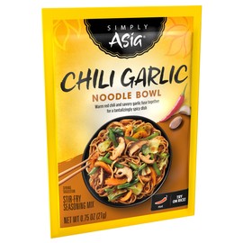 Simply Asia Chili Garlic Noodle Bowl Seasoning Mix, 0.75 oz (Pack of 12)