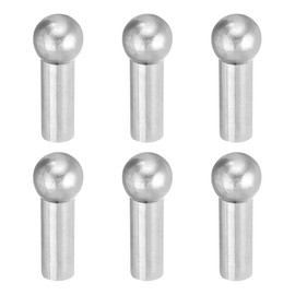 Laroal 6 Pieces Cable Ball Stopper Gym Machine Accessories for Wire Rope Port Joint Replacement Parts for Home Gym Machine 6 mm