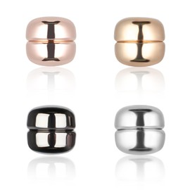 4PCS Hijabs Magnetic Pins, Multi-Purpose Strong Magnets Pins, Pinless Scarf Magnetic Pin, Rhinestones Brooch Small Scarf Clasp Pin for Women Clothes Scarves(Shiny Style)