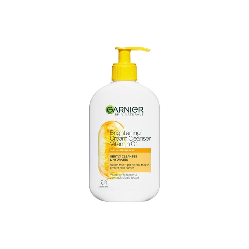 Garnier SkinActive Glow Booster Cream Cleanser Vitamin C Face Cleaning