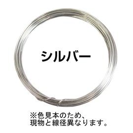 DAIDOHANT 10155297 (Soft) Aluminum Wire, Silver (Thickness) #12, 0.1 inches (2.5 mm) x Length: 32.8 ft (10 m)