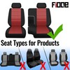 Fioqe Front 60/40 Bench Seat Covers for Toyota Tacoma 1995