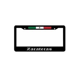 Zacatecas Mexico Flag Country License Plate Frame Tag Holder Cover Decorative Novelty MX ZAC