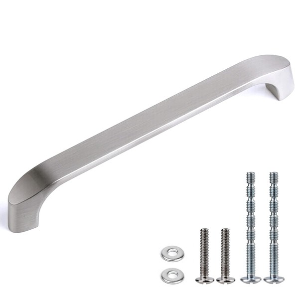 WEAVERBIRD 10 Pack Cabinet Pulls, Hole Centers 5"(128mm) Drawer Pulls,