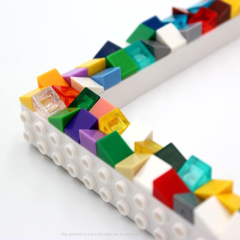 Creative colorful DIY Building Block 6‘’ Single Photo Frame -