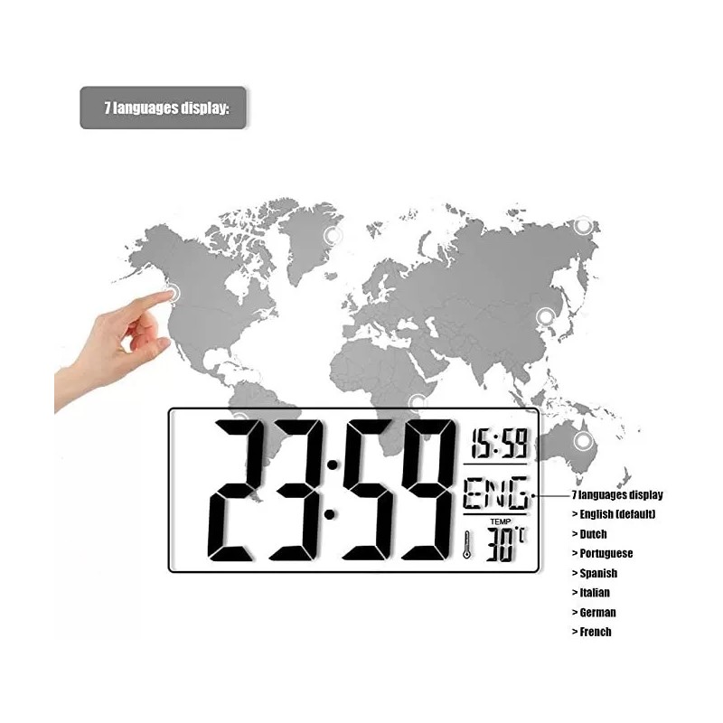 XOF Reloj Despertador Con Proyector Digital 908182
