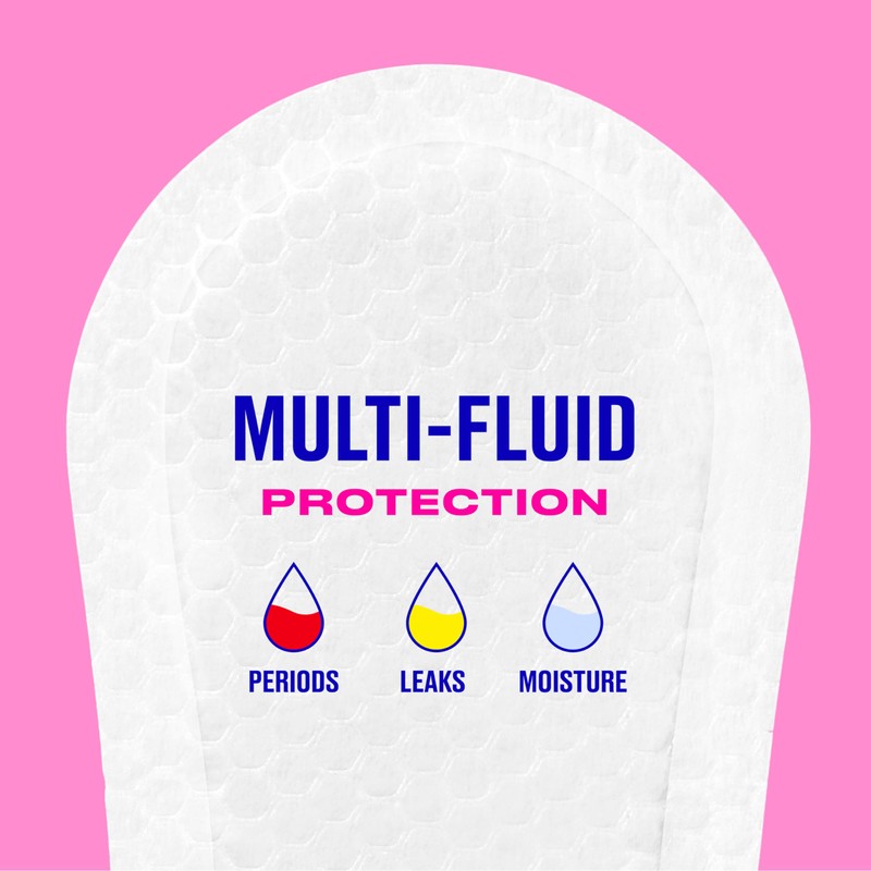 Carefree Panty Liners for Women, Extra Long, Unwrapped, Unscented, 100ct