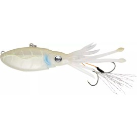 Nomad Design Squidtrex 65 Squid Jig/Vibe Lure - 2.5 Inch - Holo Ghost Shad, 2 1/2 inch - 1/4 oz