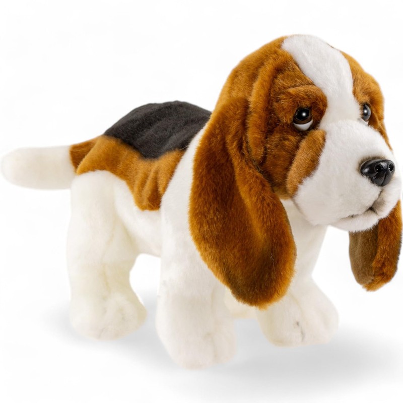 Carl Dick Basset Hund stehend 32cm Plüschtier, Stofftier, Kuscheltier 3622