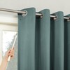 Sun Zero Easton Extra-Wide Blackout Grommet Sliding Patio Door Curtain
