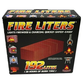 Fire Liters Wood Fiber Fire Starter 192 pk