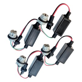 HTharros High Fla Prevention Resistor T20 6 Ohm LED Turn Signal Single Socket Warning Light Warning Canceller 12V 20W 4pcs