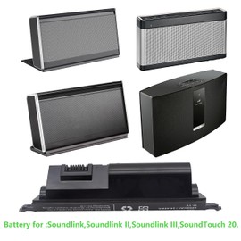 Batería de repuesto para Bose 404600, Soundlink, Soundlink 2, SoundLink 3, Soundlink II, SoundTouch 20, parte NO 330105, 330105A, 33010711.1V/2200mA