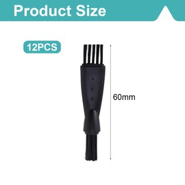 OUDQFCJ Rasierer Pinsel, 12 Pcs Rasierer Reinigungsbürste, Rasierpinsel, Elektrorasierer Reinigungsbürste, für Entfernen Bartreste und Staub