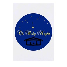 'Oh Holy Night' Temporary Tattoo - Water Resistant, Skin-Safe, Non-Toxic Transfer (TO00080487)