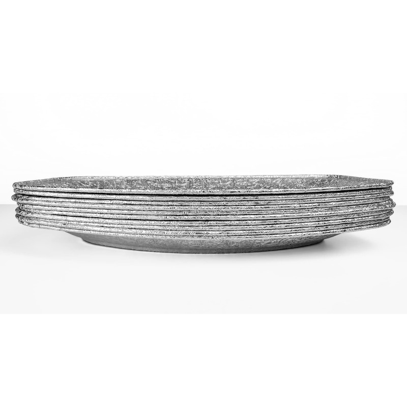 Extiff 10 Oval Aluminium Trays 24.5 x 35 cm -