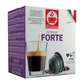 Bonini Coffee Pods, Dolce Gusto Compatible Coffee Pods/Capsules. 3 Pack Espresso Forte Coffee Pods, Each Pack 16 Pods (Total 48 pods)