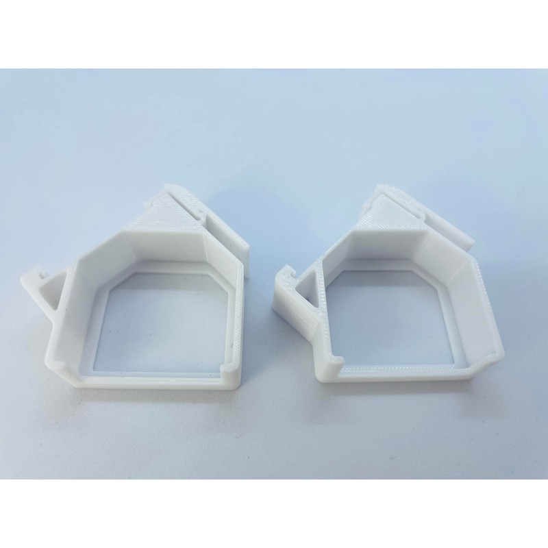 Set of 2 adapters for Shelly Plus DIN rail bracket